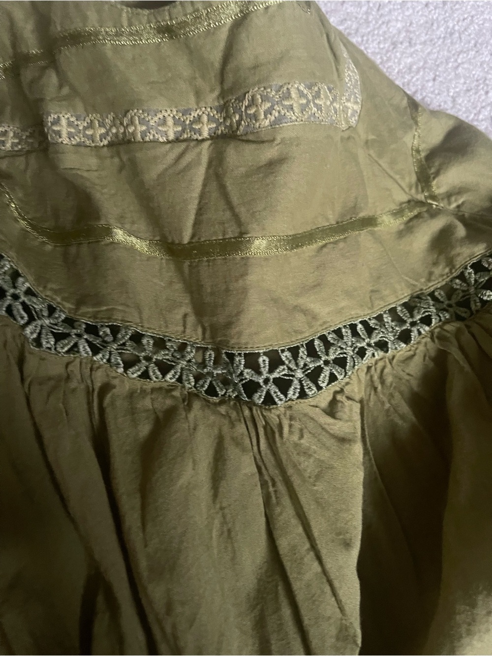 ASOS Olive Green Sleeveless Maxi Dress - Picture 5 of 5